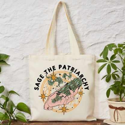 Purplehecate Sage The Patriarchy Tote Bag