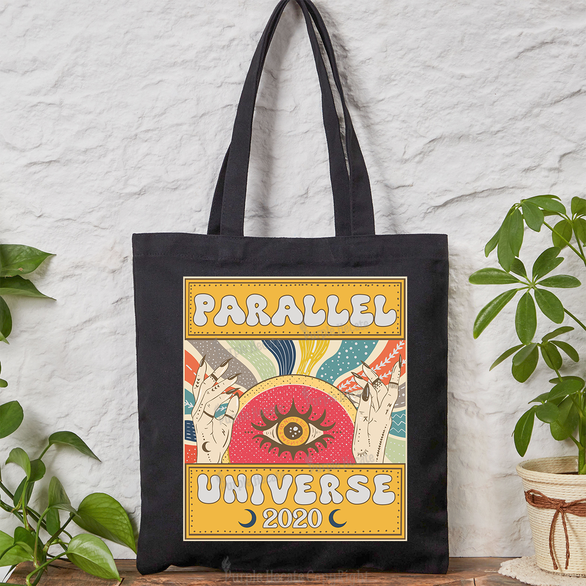 Purplehecate Parallel Universe Tote Bag