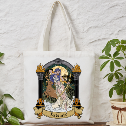 Purplehecate The Huntress Artemis Tote Bag