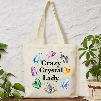Purplehecate Crazy Crystal Lady Tote Bag