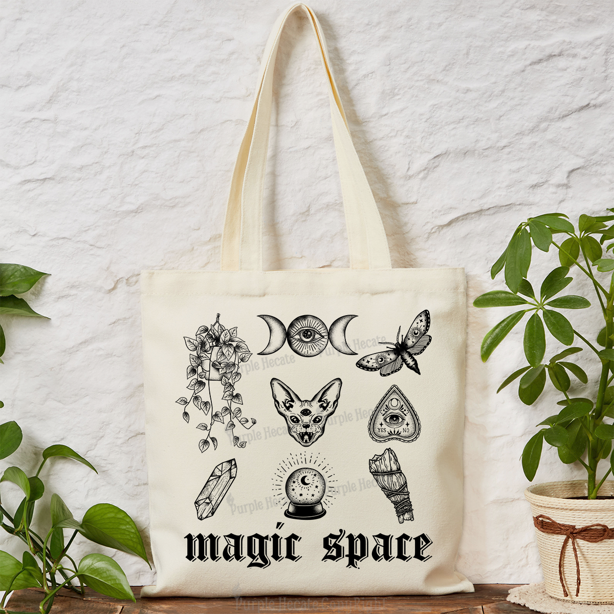 Purplehecate Magic Space Tote Bag