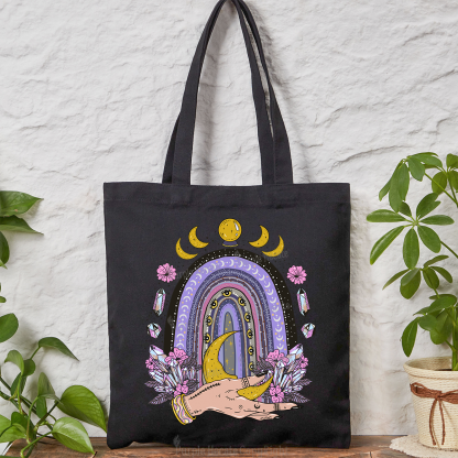 Purplehecate Magic Rainbow Tote Bag