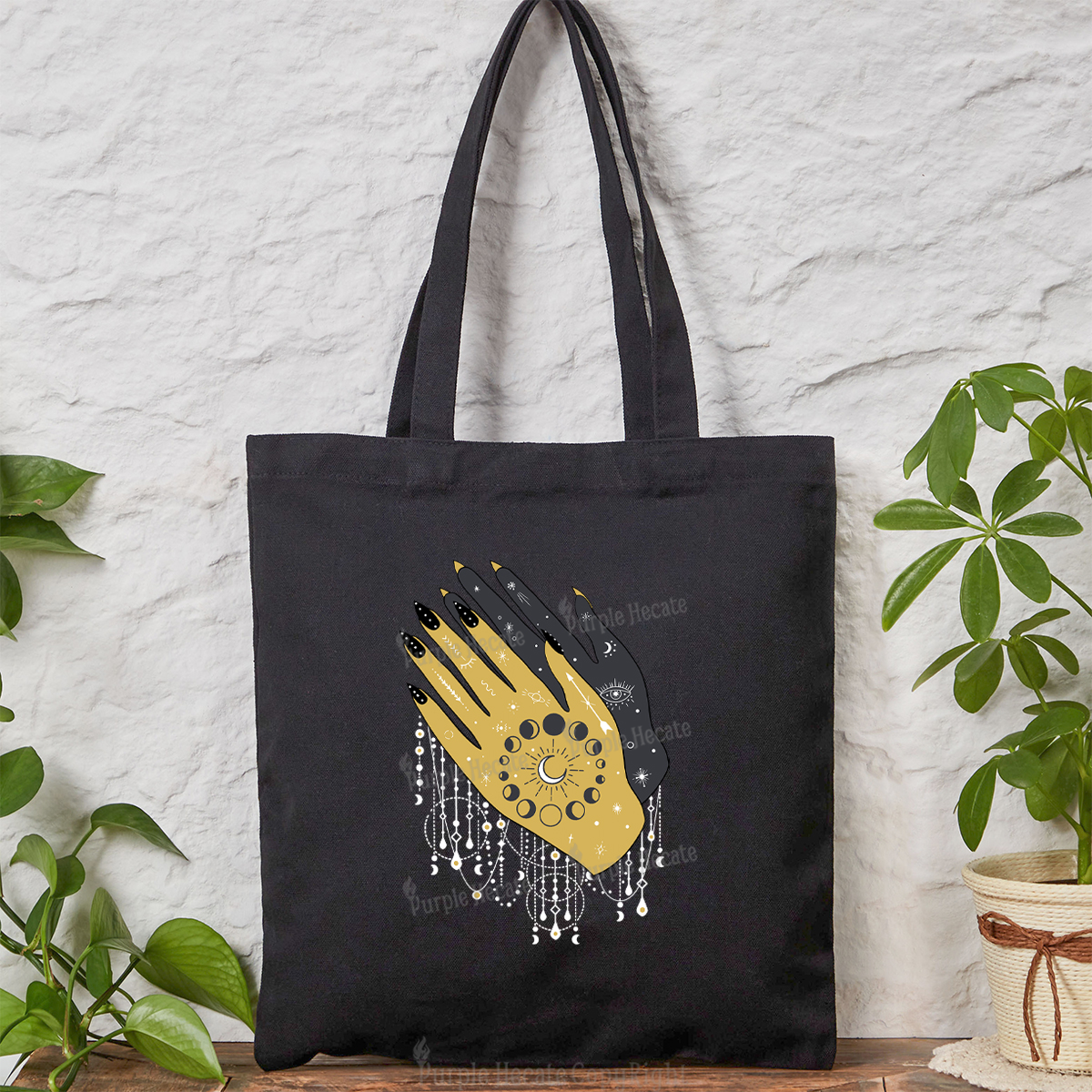 Purplehecate Wash Your Hands Tote Bag