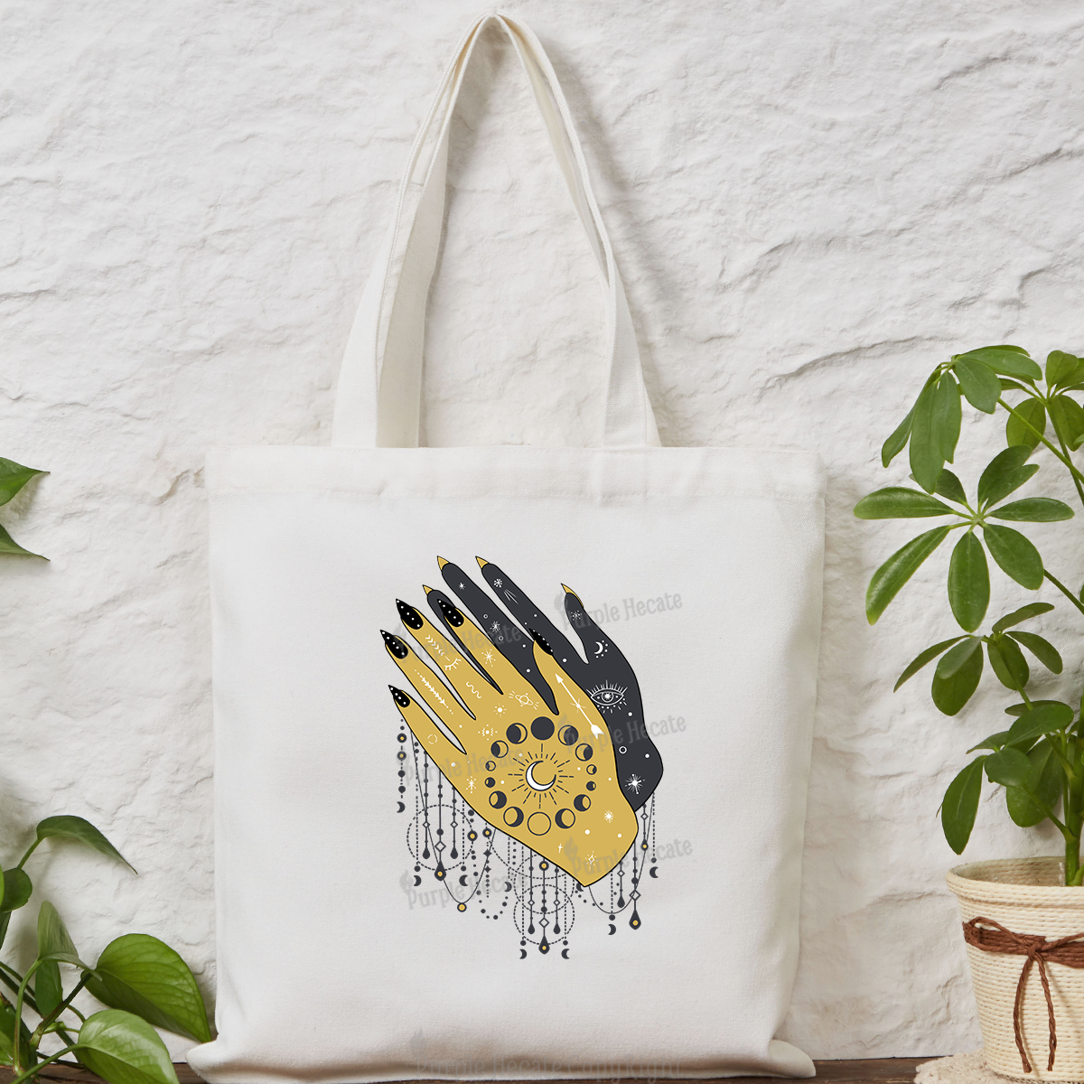 Purplehecate Wash Your Hands Tote Bag