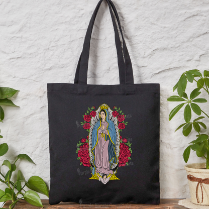 Purplehecate Mother Mary Tote Bag