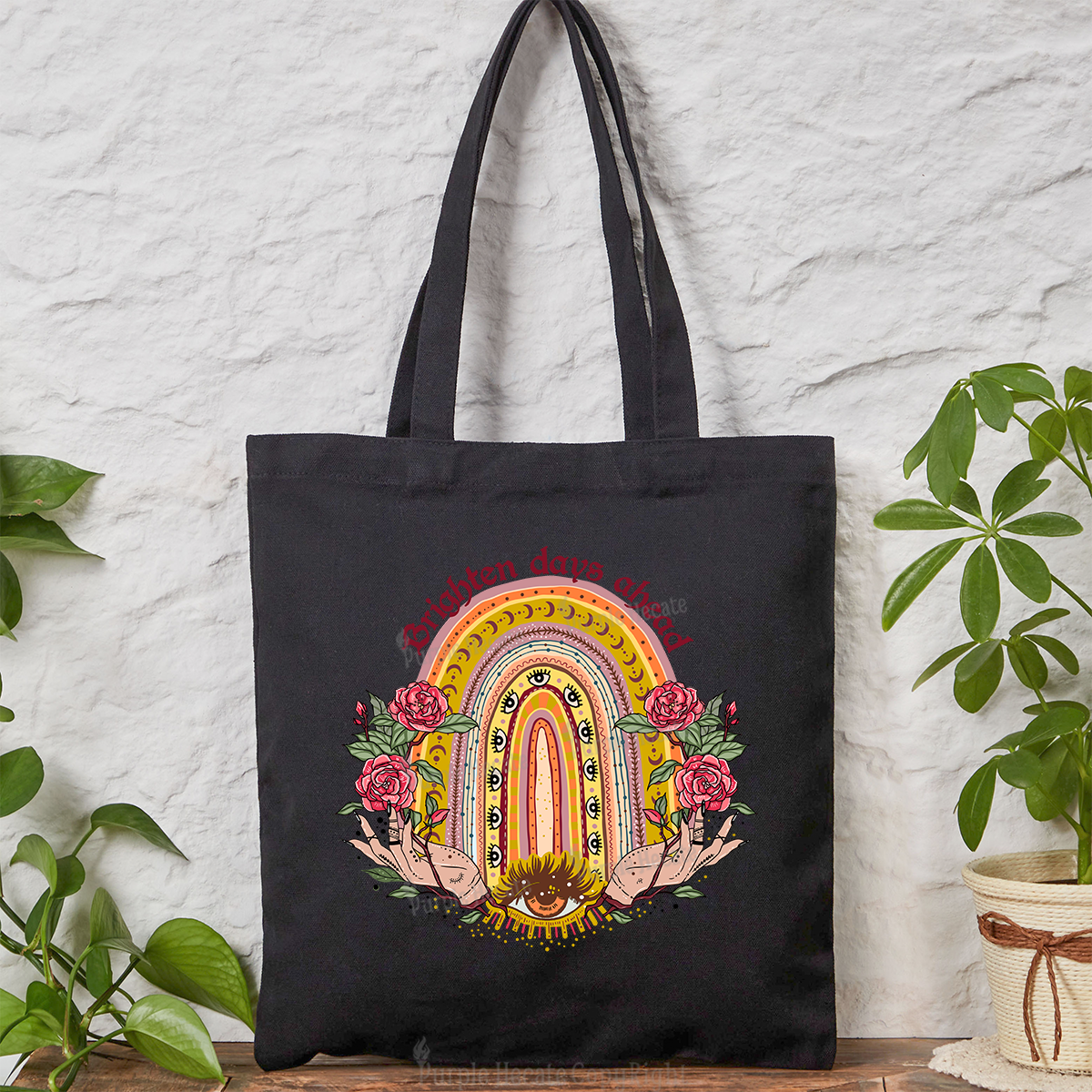 Purplehecate Brighten Days Ahead Tote Bag