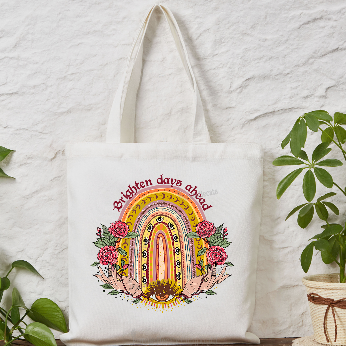 Purplehecate Brighten Days Ahead Tote Bag