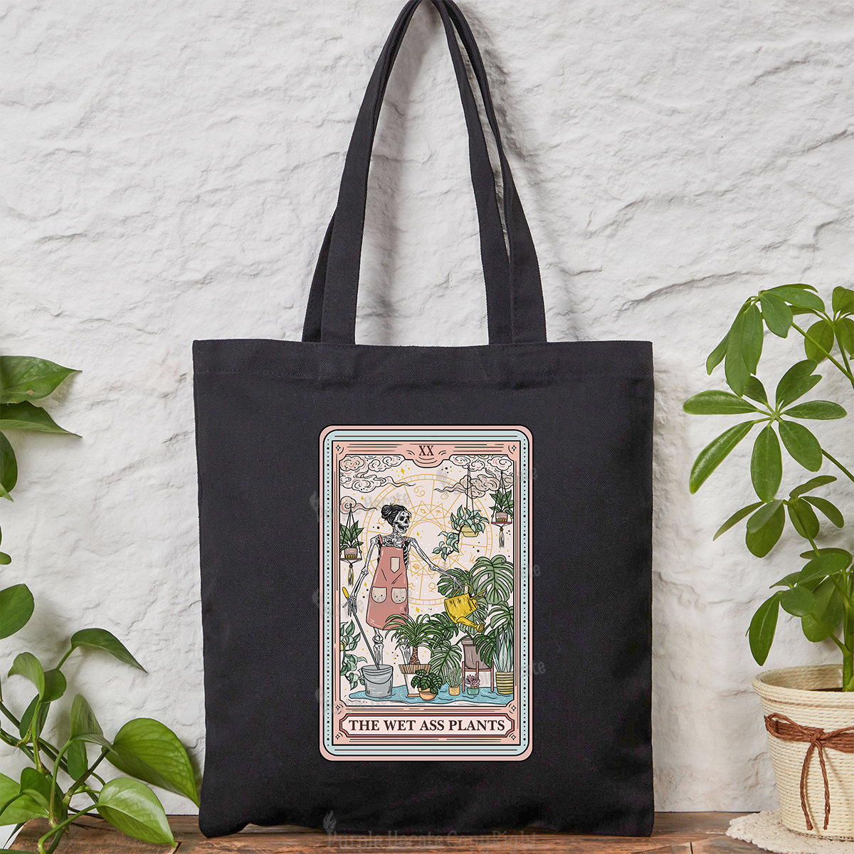 Purplehecate The Wet Ass Plants Tarot Tote Bag
