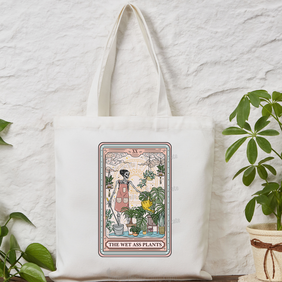 Purplehecate The Wet Ass Plants Tarot Tote Bag