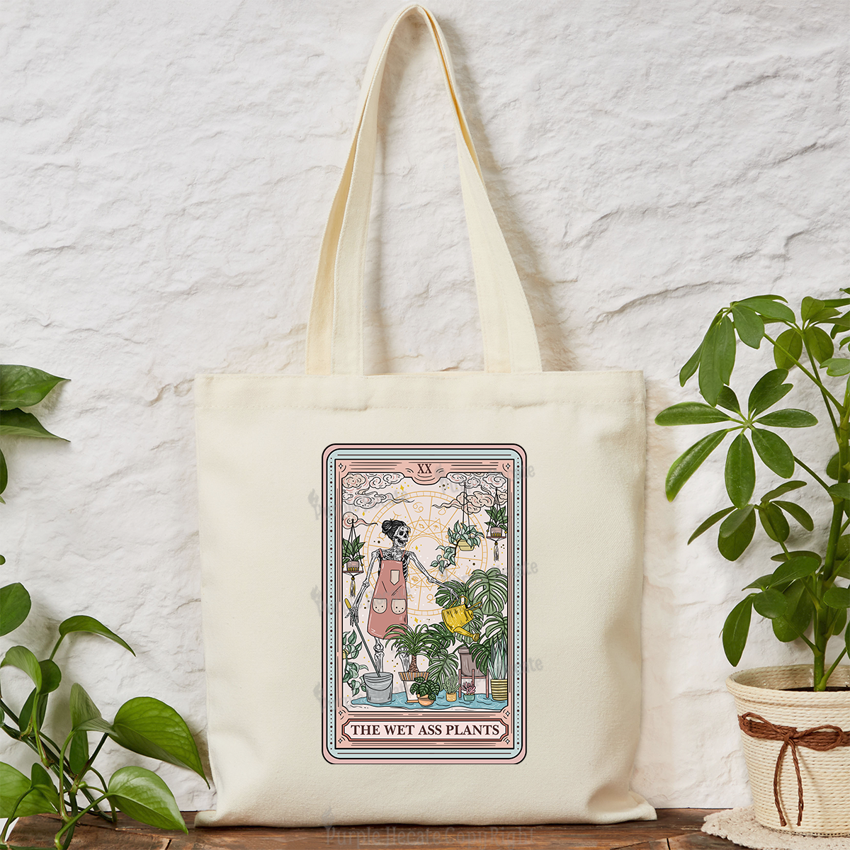 Purplehecate The Wet Ass Plants Tarot Tote Bag