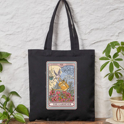 Purplehecate The Gardener Tarot Tote Bag