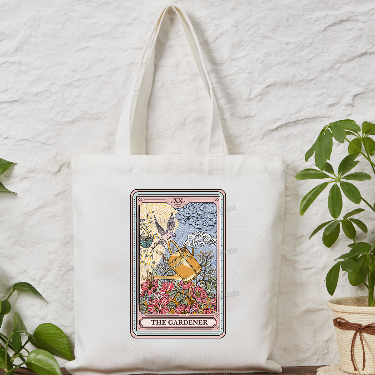 Purplehecate The Gardener Tarot Tote Bag