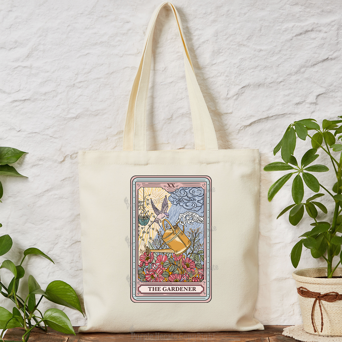 Purplehecate The Gardener Tarot Tote Bag