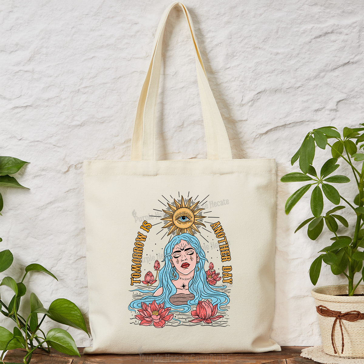 Purplehecate Tomorrow Is Another Day Tote Bag