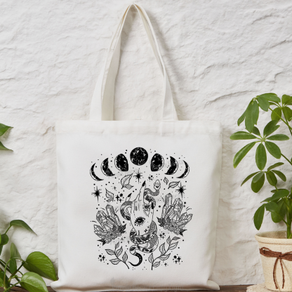 Purplehecate Reach For The Moon Tote Bag