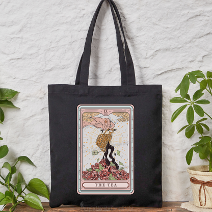 Purplehecate The Tea Tarot Tote Bag