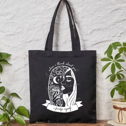 Purplehecate When I Think About You I Smudge Myself Tote Bag