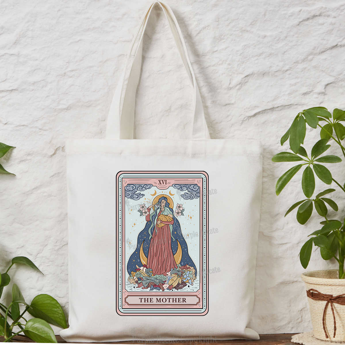 Purplehecate The Mother Tarot Tote Bag