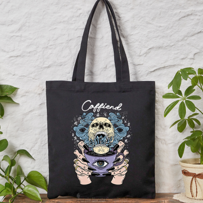 Purplehecate Caffiend Tote Bag