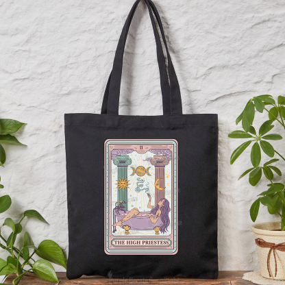 Purplehecate The High Priestess Tote Bag