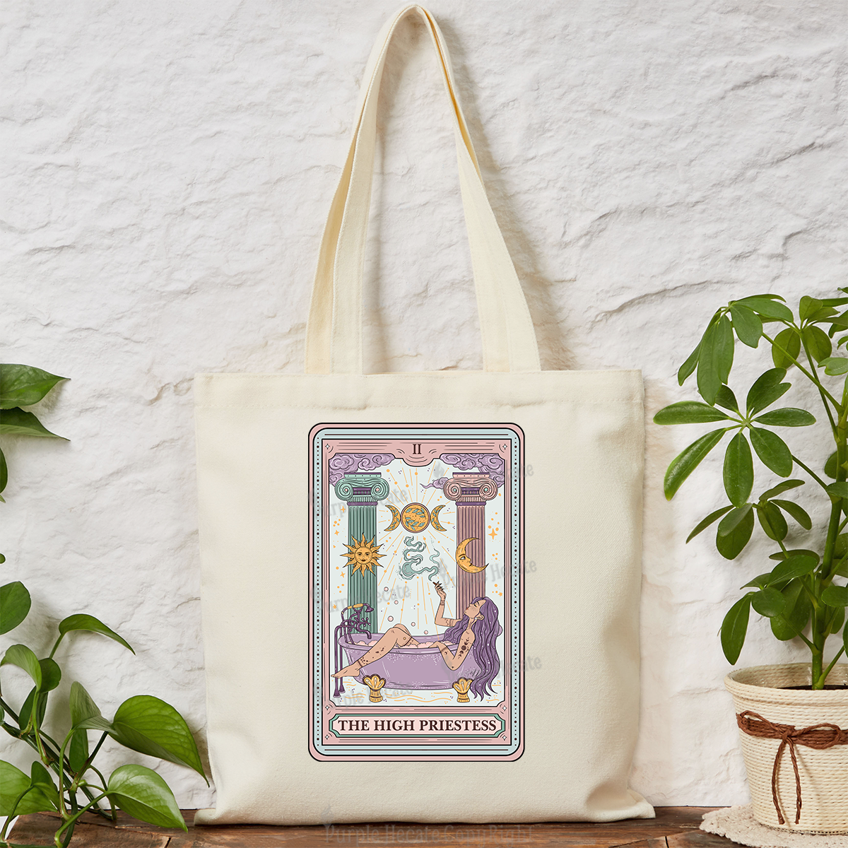 Purplehecate The High Priestess Tote Bag
