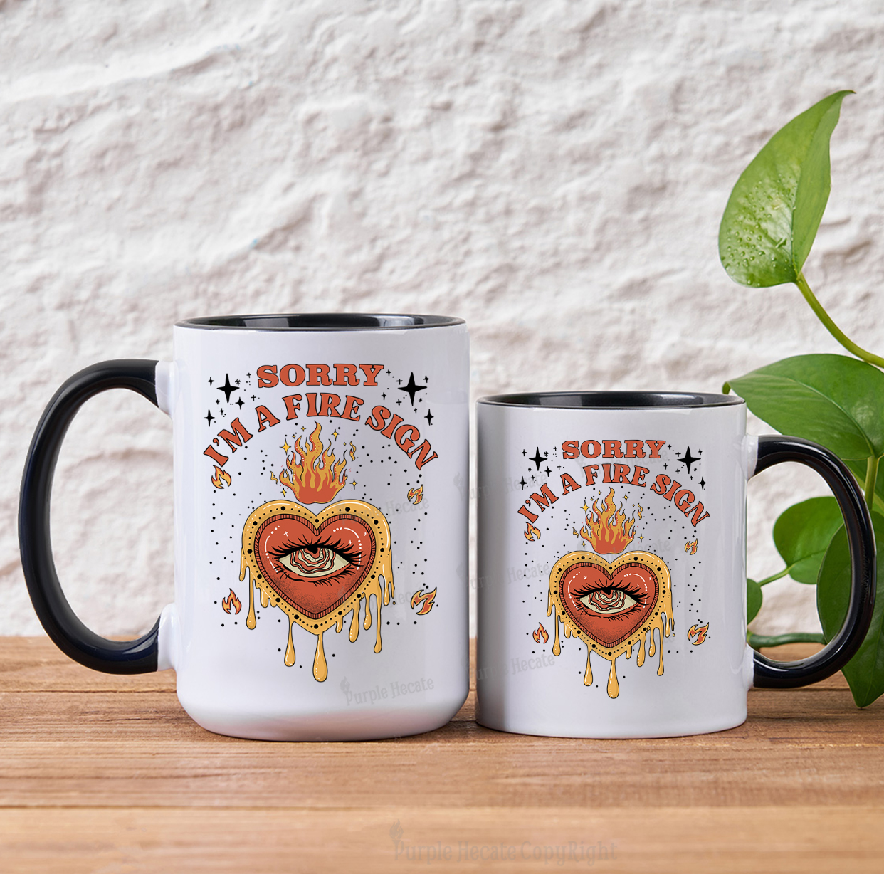 Purplehecate Sorry I'm A Fire Sign Mug