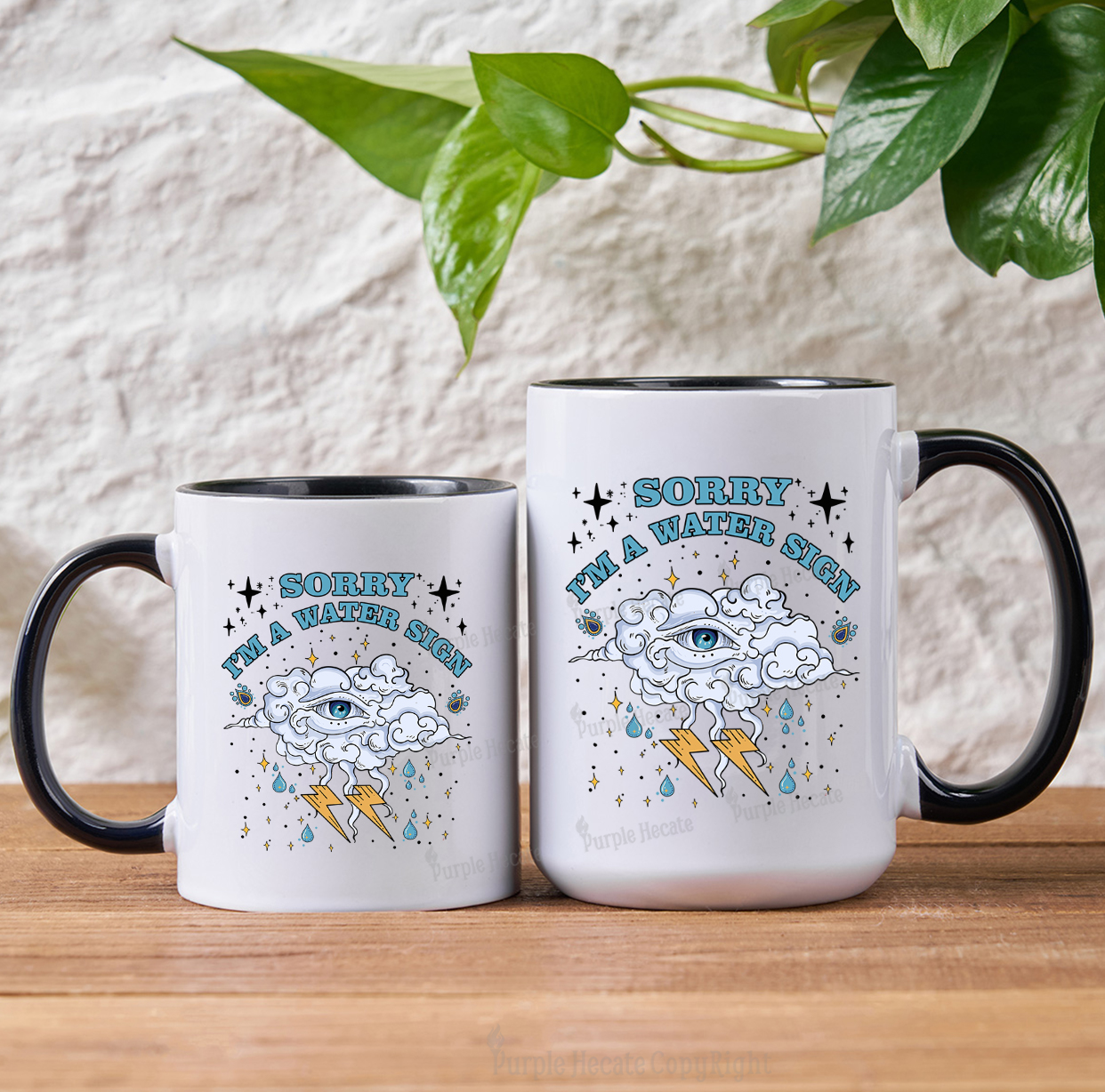 Purplehecate Sorry I'm A Water Sign Mug