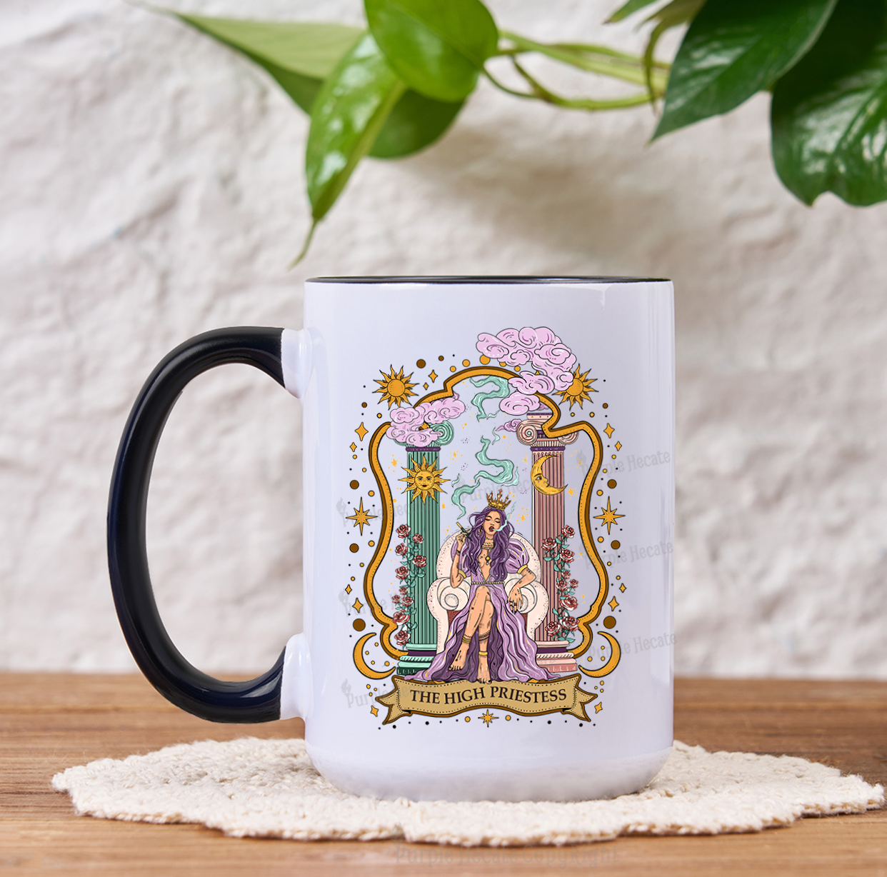 Purplehecate The High Priestess Goddess Mug