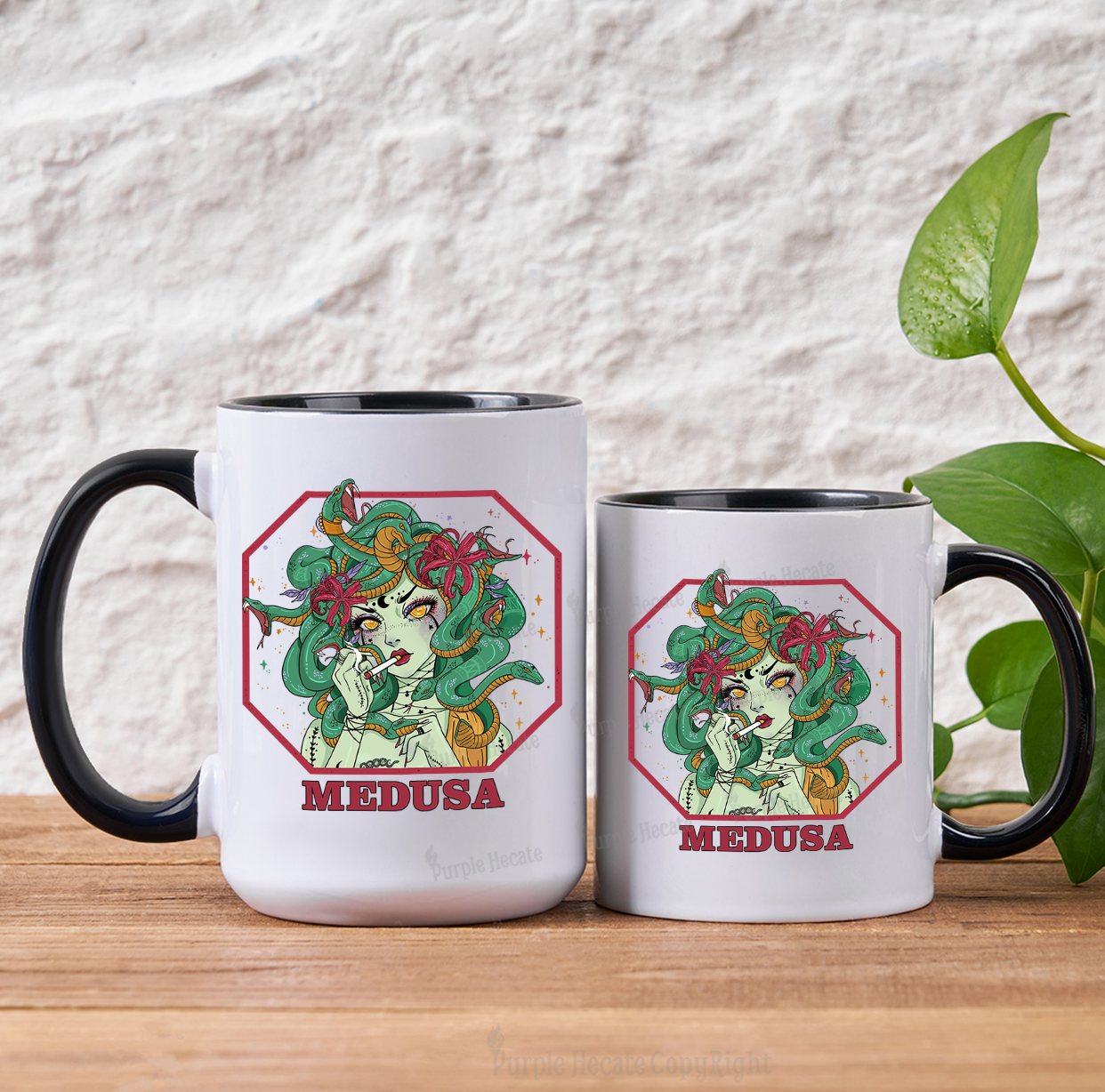 Purplehecate The Greek Goddess Medusa Mug