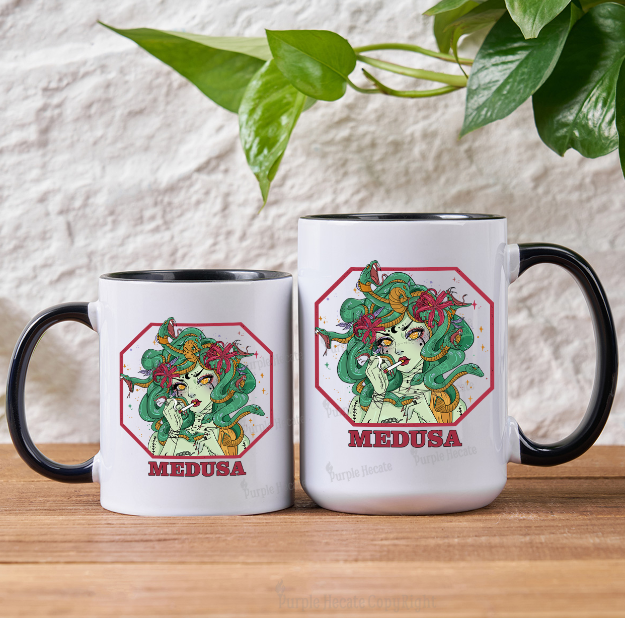 Purplehecate The Greek Goddess Medusa Mug