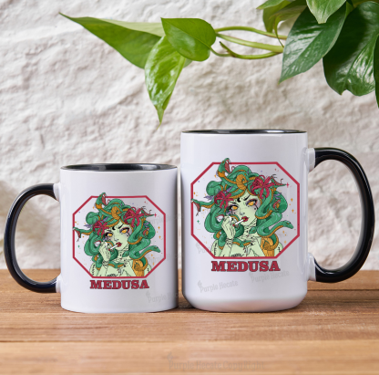 Purplehecate The Greek Goddess Medusa Mug