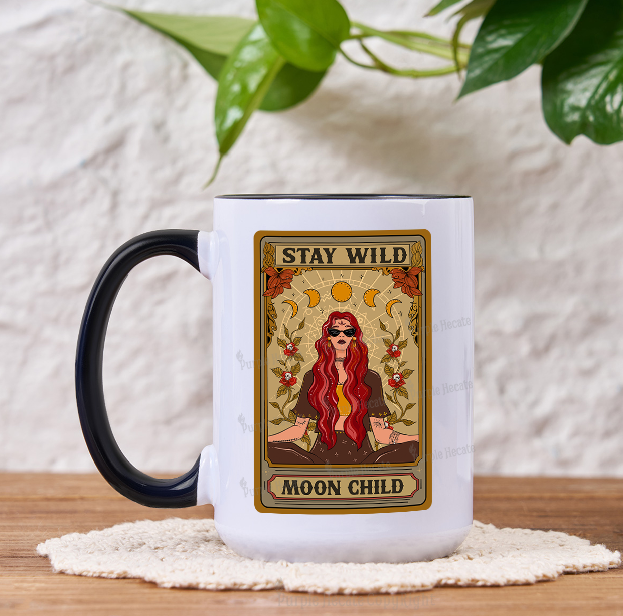 Purplehecate The Stay Wild Moon Child Oracle Card Mug