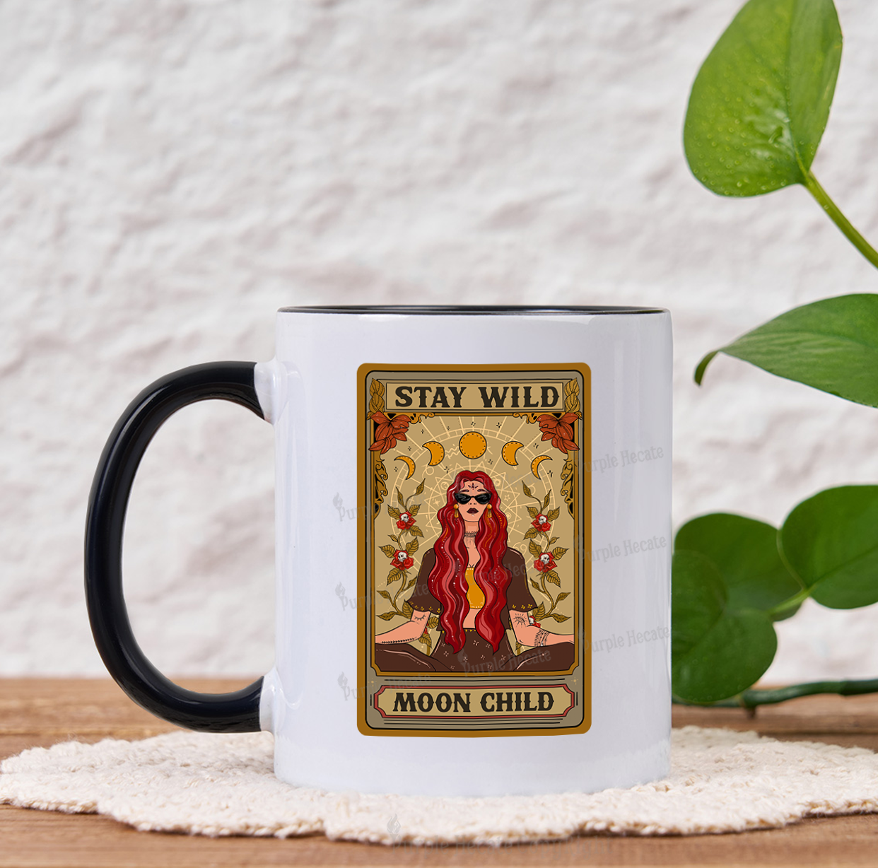 Purplehecate The Stay Wild Moon Child Oracle Card Mug