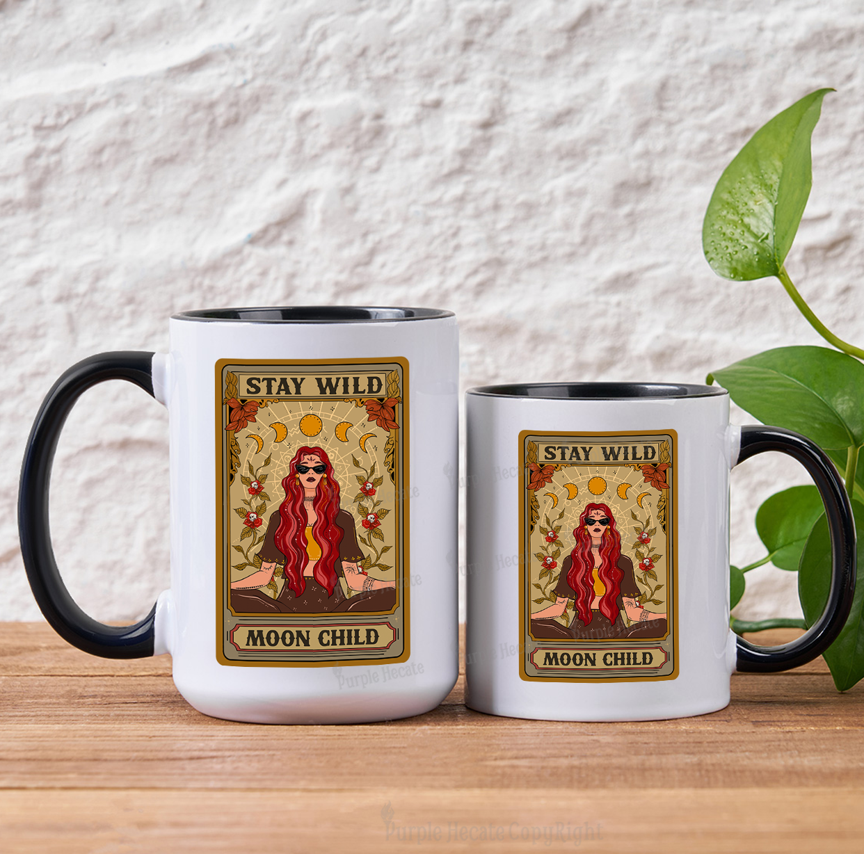 Purplehecate The Stay Wild Moon Child Oracle Card Mug
