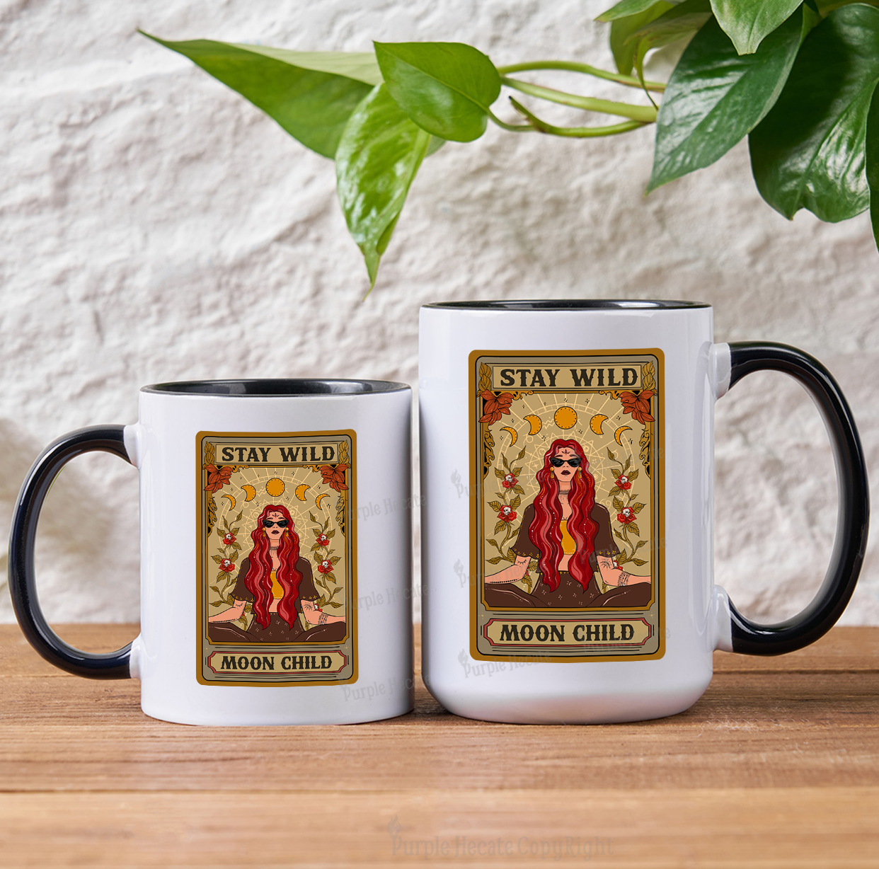Purplehecate The Stay Wild Moon Child Oracle Card Mug