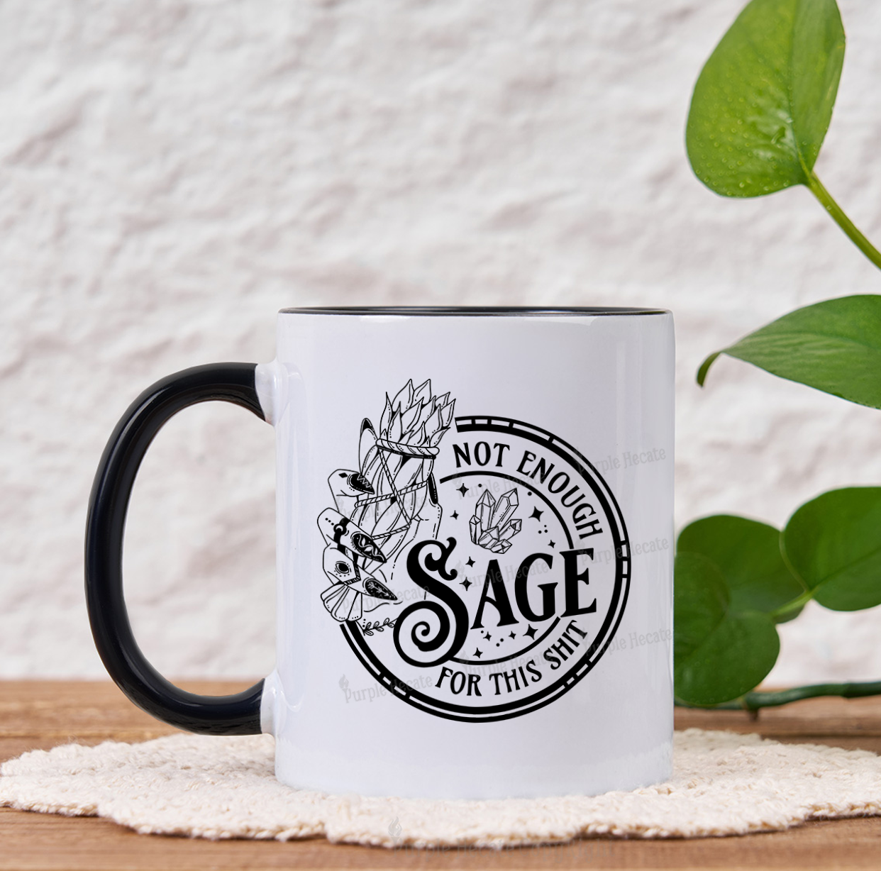 Purplehecate Not Enough Smudge for This Shit Mug