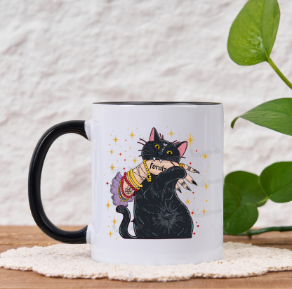 Purplehecate Feral Cat Mug
