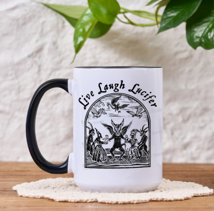 Purplehecate Live Laugh Lucifer Mug