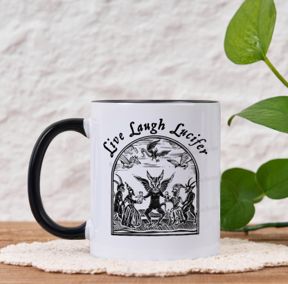 Purplehecate Live Laugh Lucifer Mug