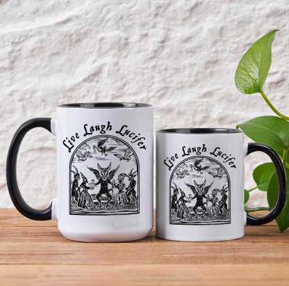 Purplehecate Live Laugh Lucifer Mug
