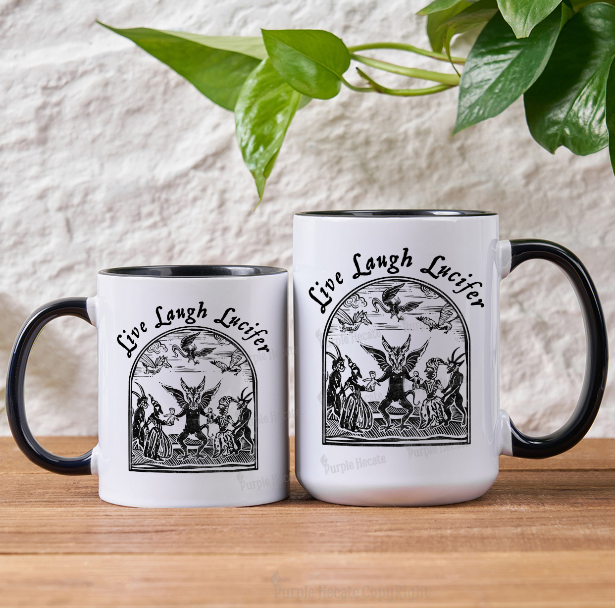 Purplehecate Live Laugh Lucifer Mug