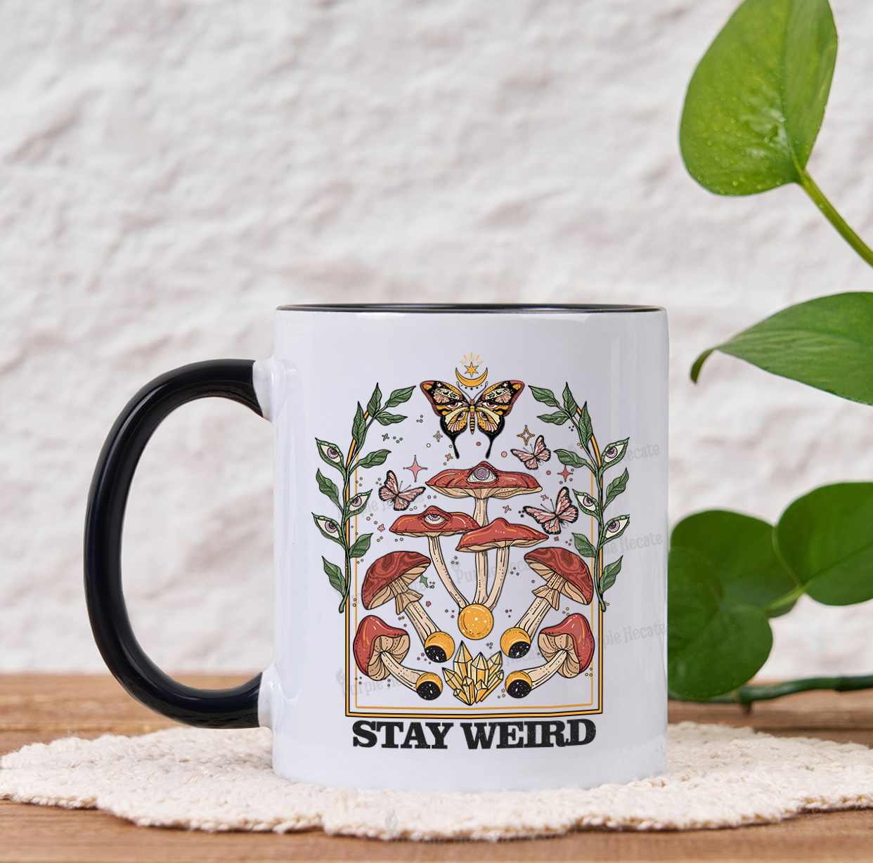Purplehecate Stay Weird Mug