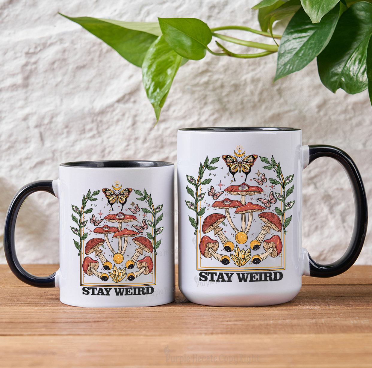 Purplehecate Stay Weird Mug
