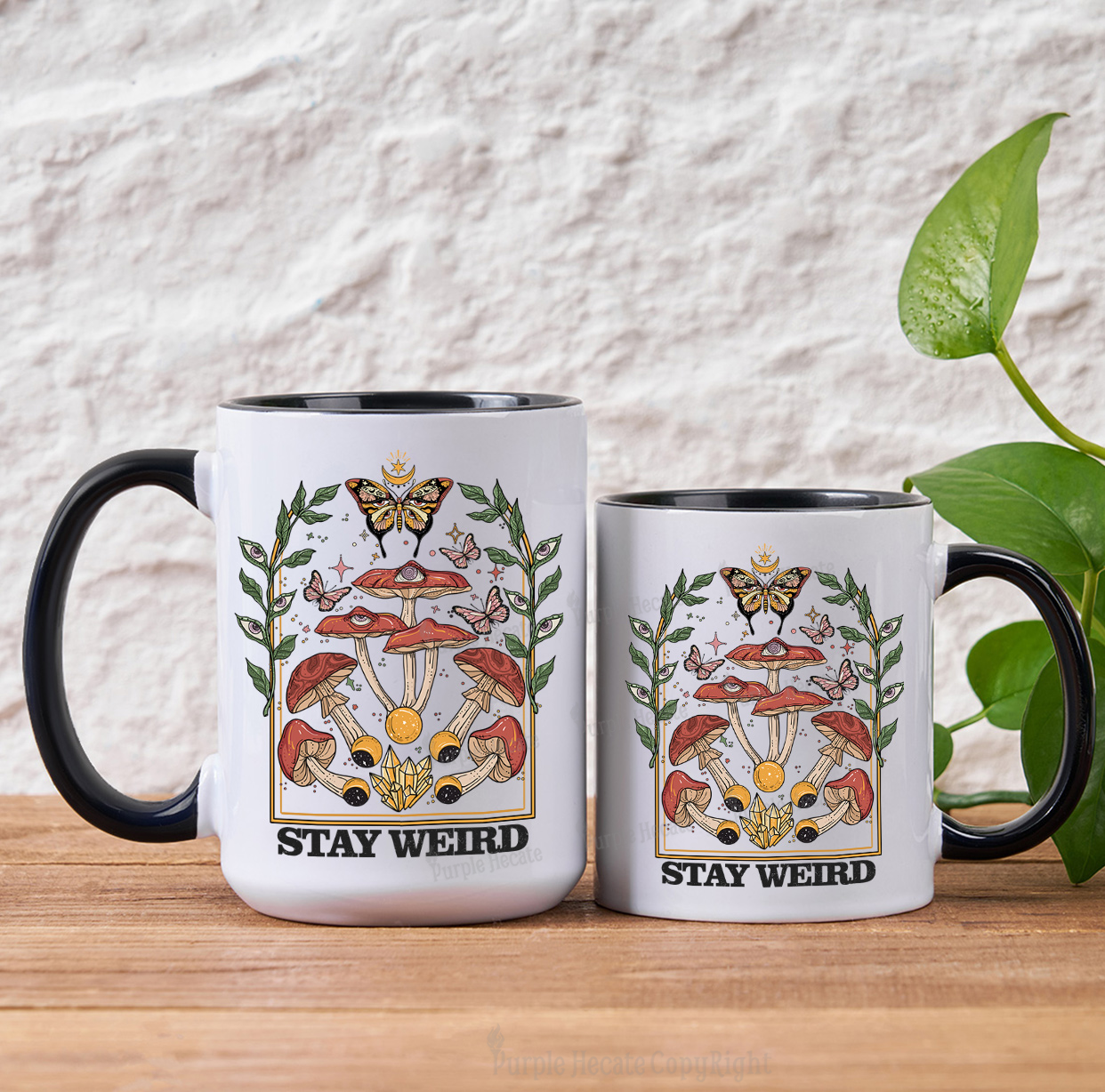 Purplehecate Stay Weird Mug