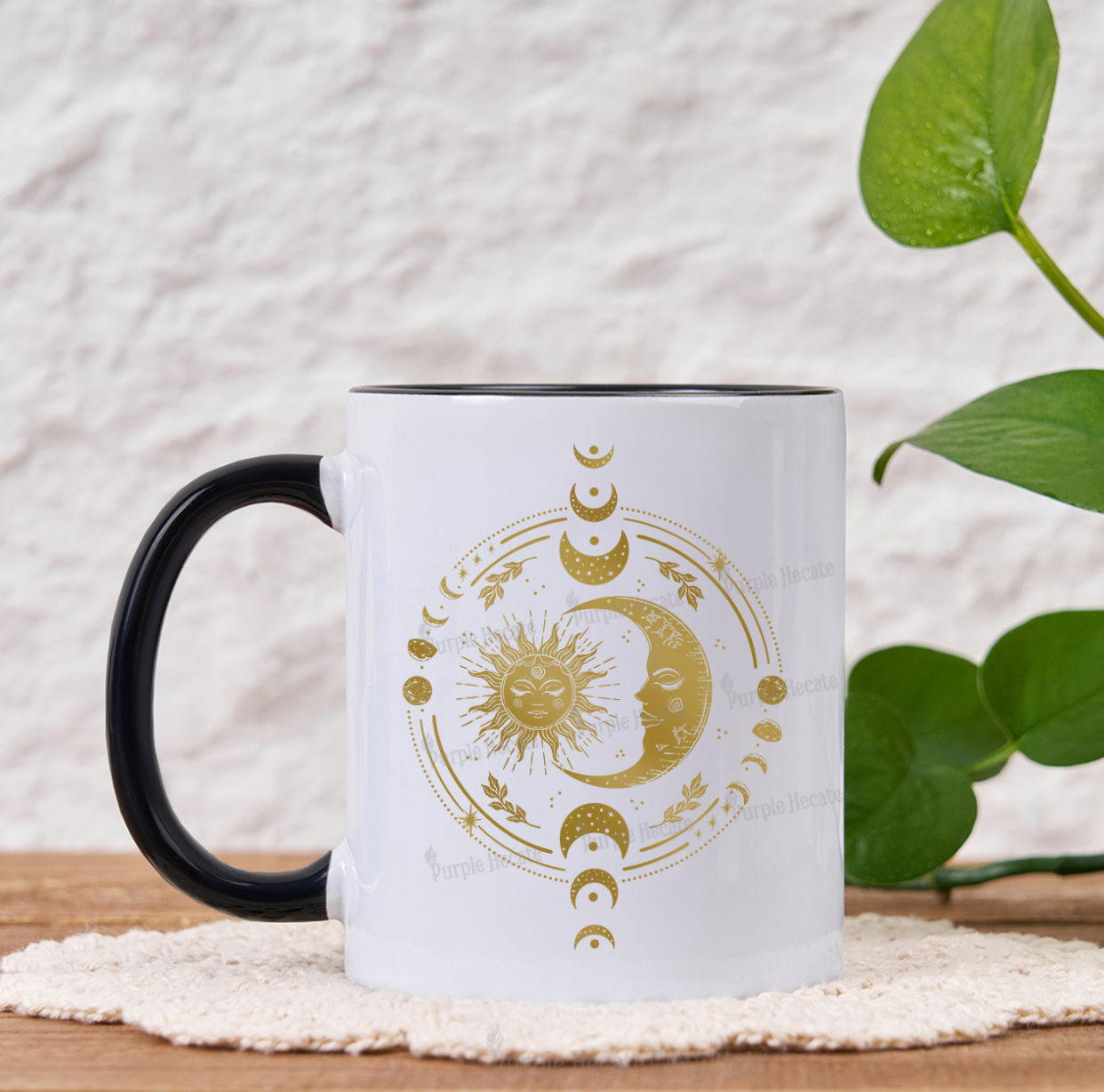 Purplehecate Celestial Sun and Moon Mug