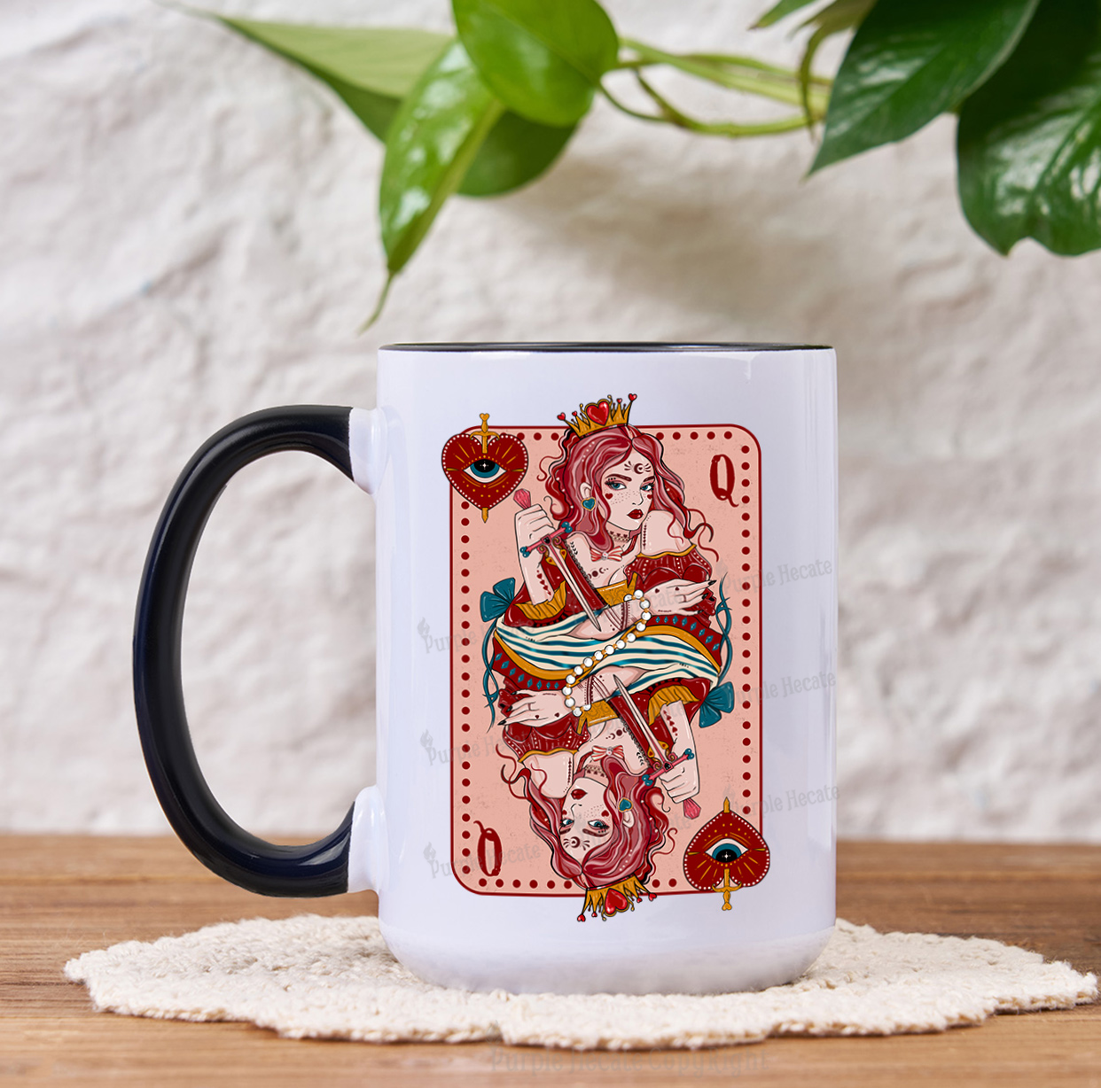 Purplehecate Queen of Hearts Mug