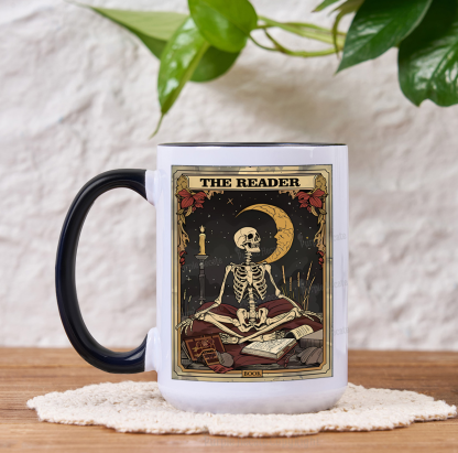 Purplehecate The Reader Tarot Card Mug