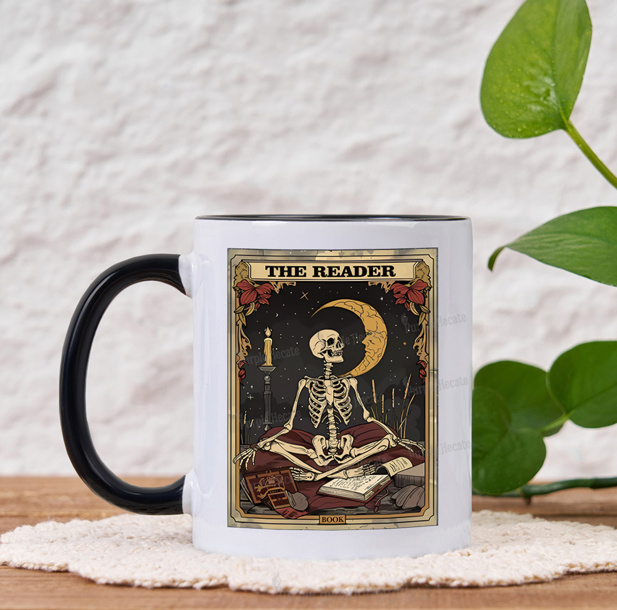 Purplehecate The Reader Tarot Card Mug