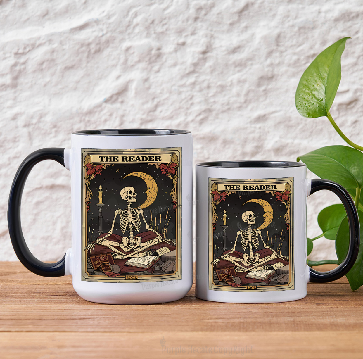 Purplehecate The Reader Tarot Card Mug
