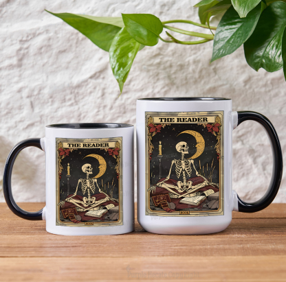 Purplehecate The Reader Tarot Card Mug